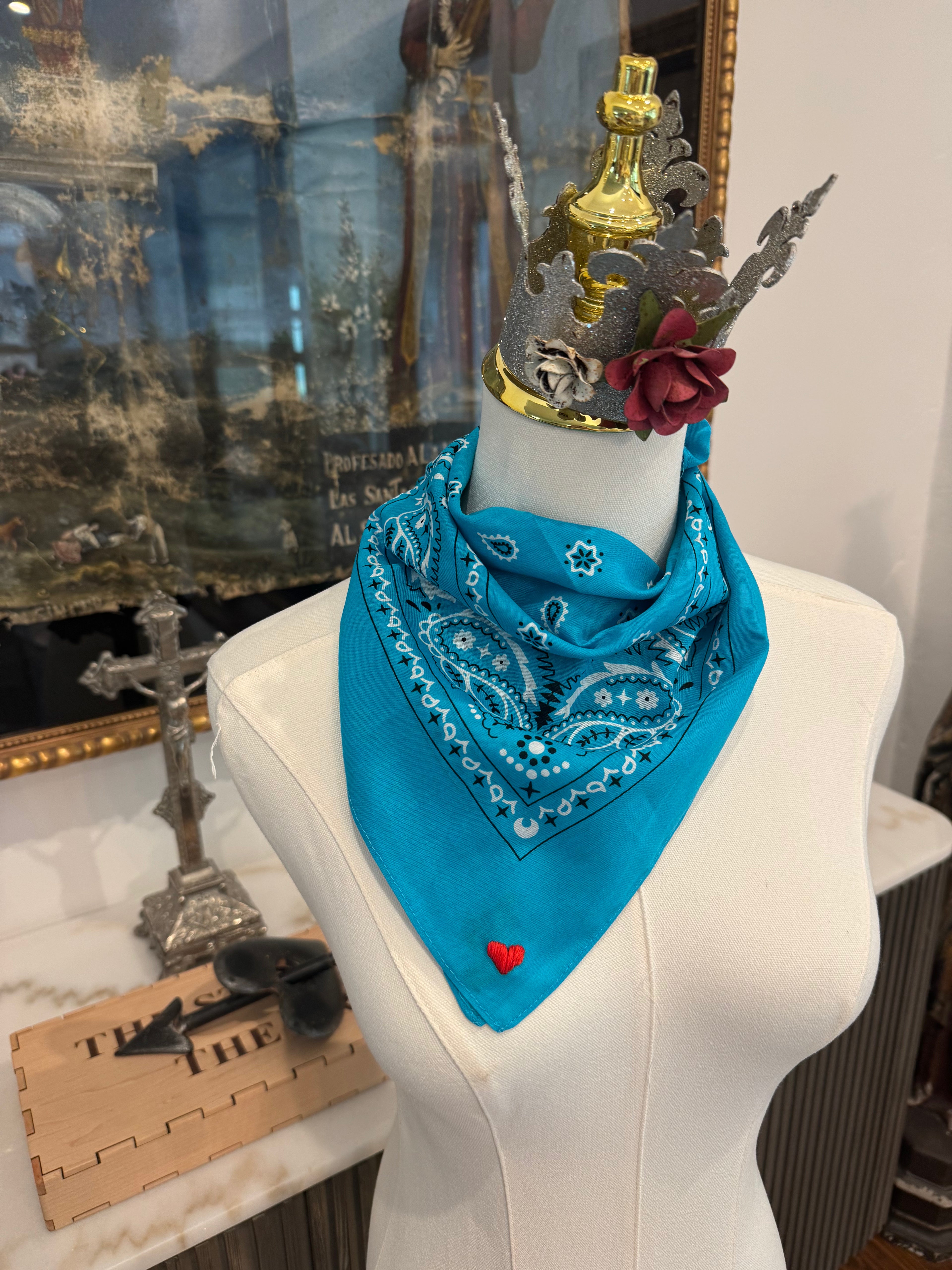 Turquoise Bandana