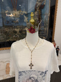 Rosary Inspired Necklace